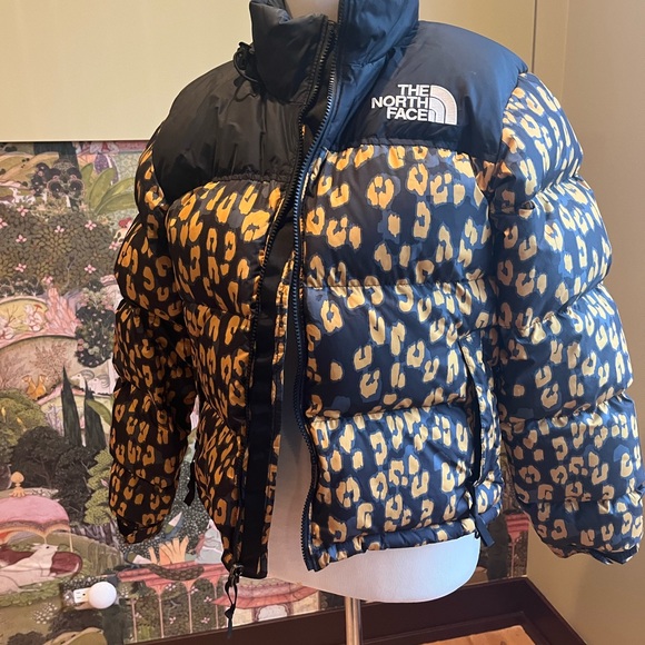 The North Face Leopard Print 1996 Retro Cropped Nuptse 700 - Leopard, size s - Picture 4 of 13